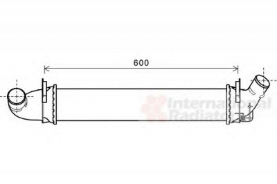 VAN WEZEL 43004496 -  Интеркулер